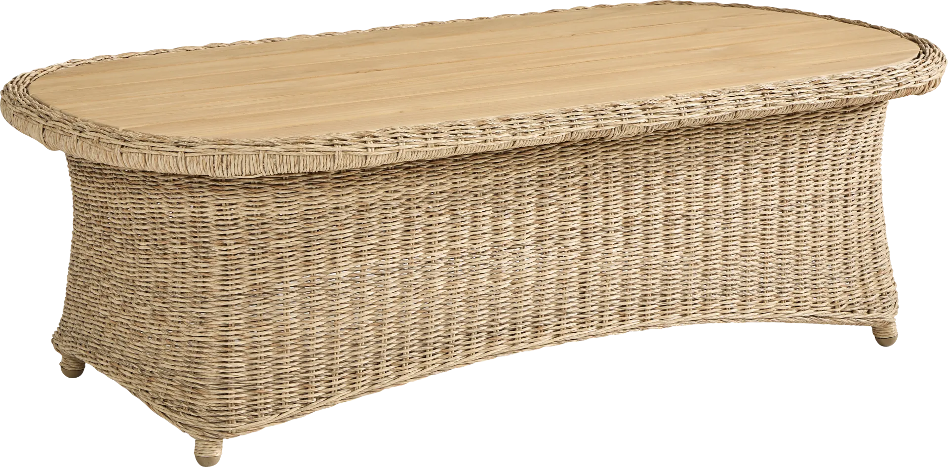 Sarina Bay Natural 4 Pc Outdoor Loveseat Seating Set - Image 8