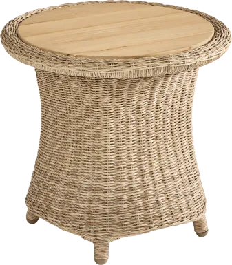 Sarina Bay Natural Outdoor End Table