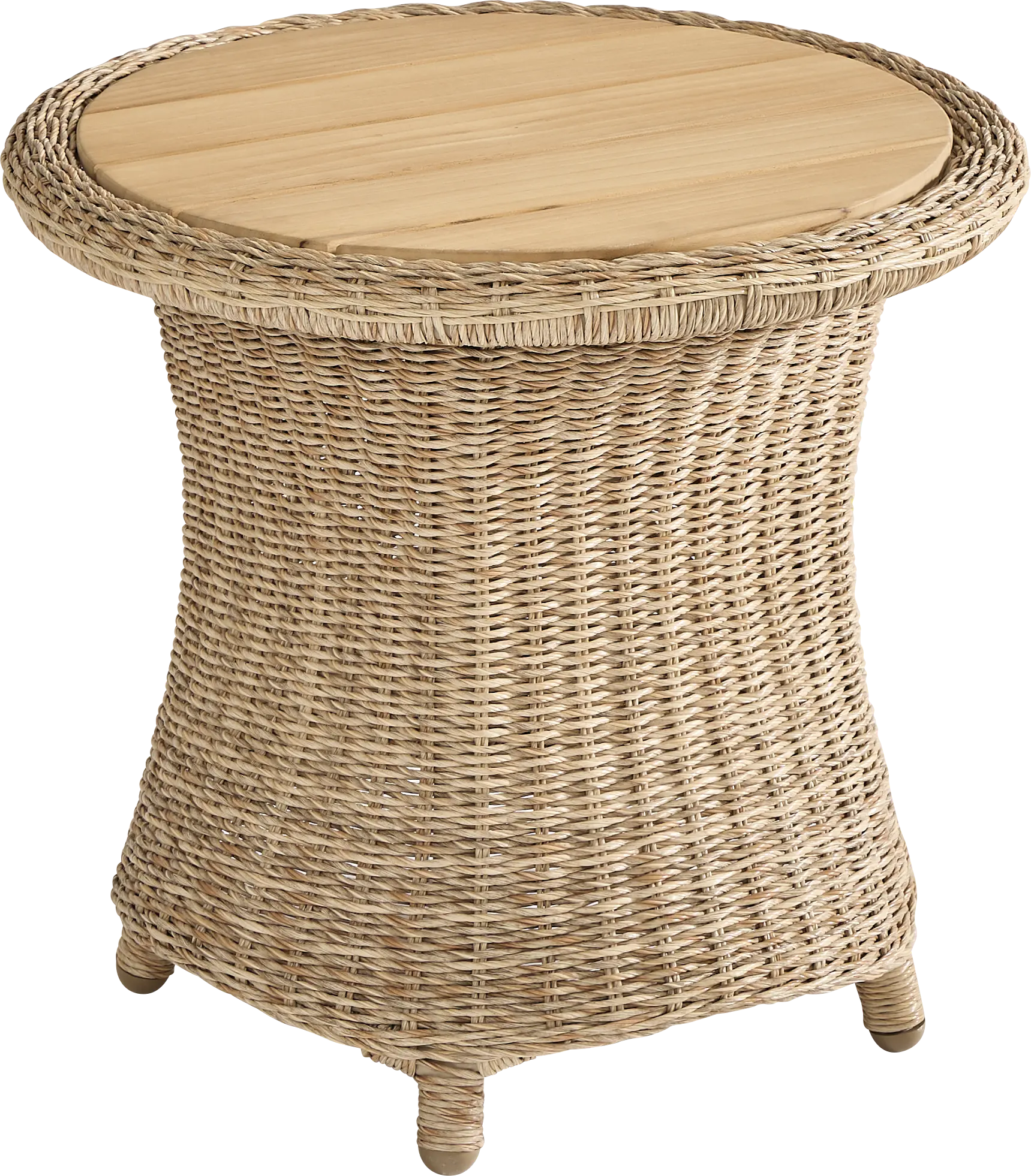 Sarina Bay Natural Outdoor End Table