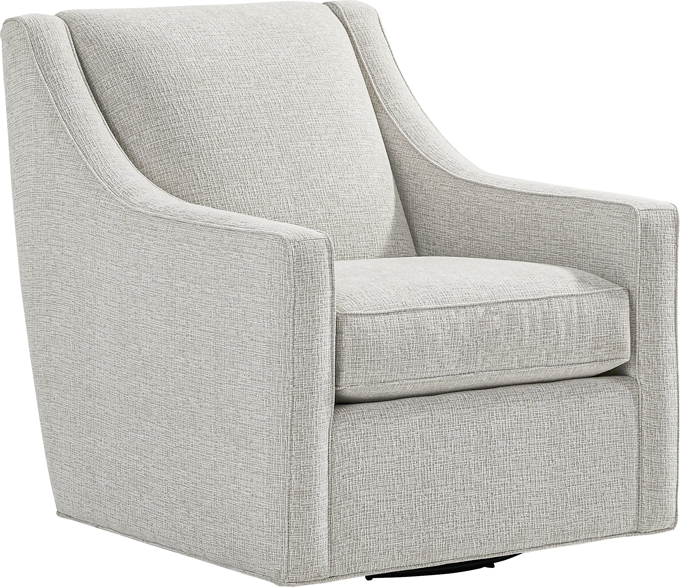 Bedford Park Ivory Swivel Chair - Thumbnail - Image 1
