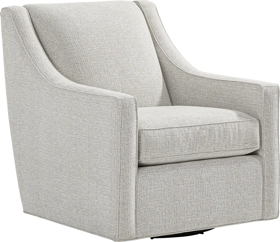 Bedford Park Ivory Swivel Chair