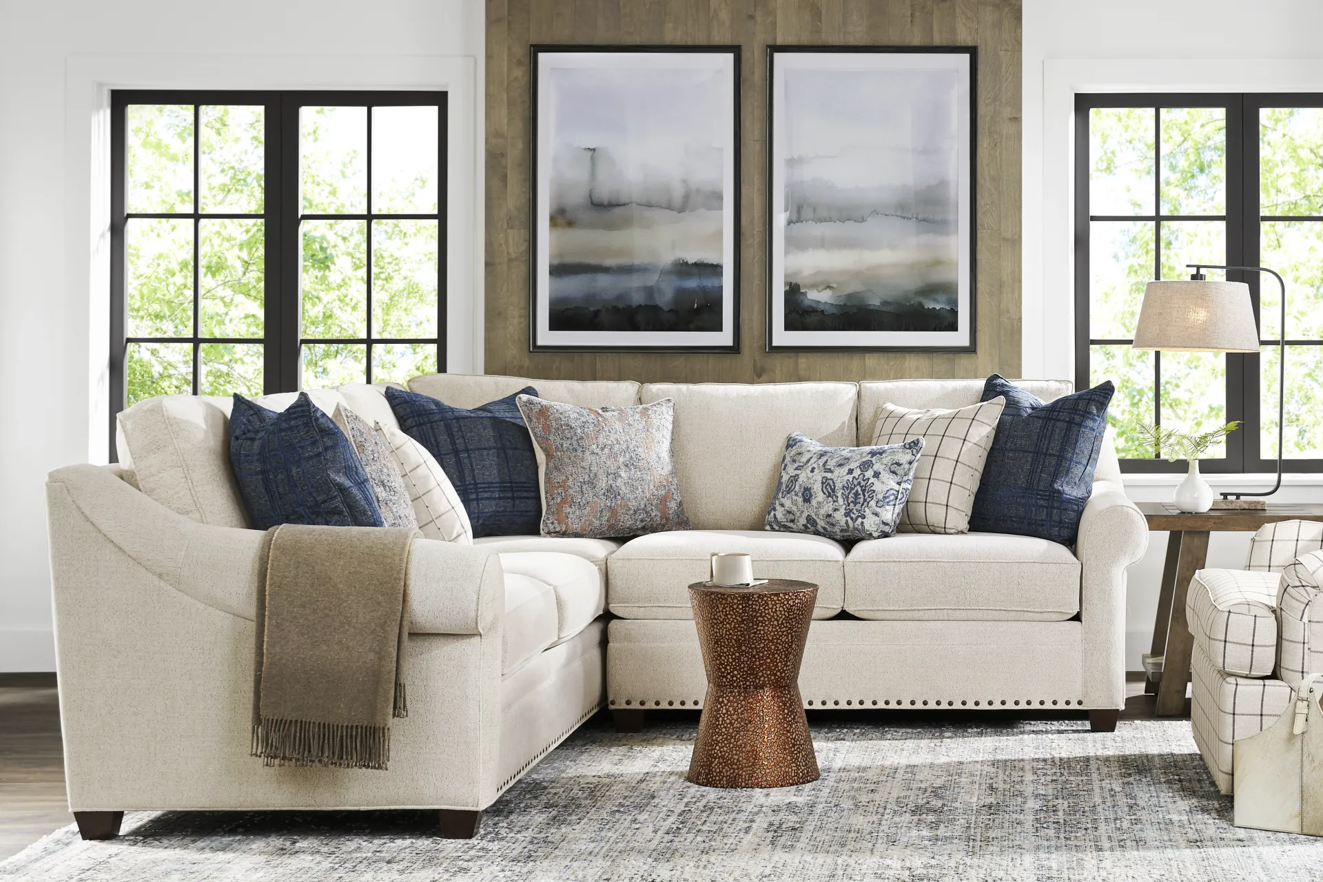Parkview Beige 5 Pc Sectional Living Room - Image 1