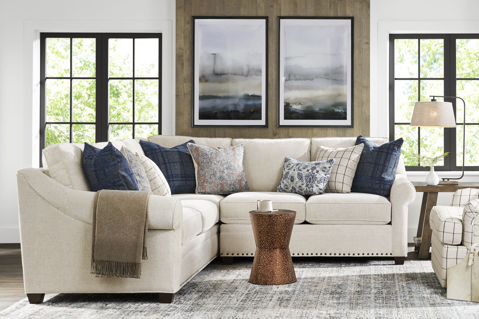 Parkview Beige 5 Pc Sectional Living Room - Image 1