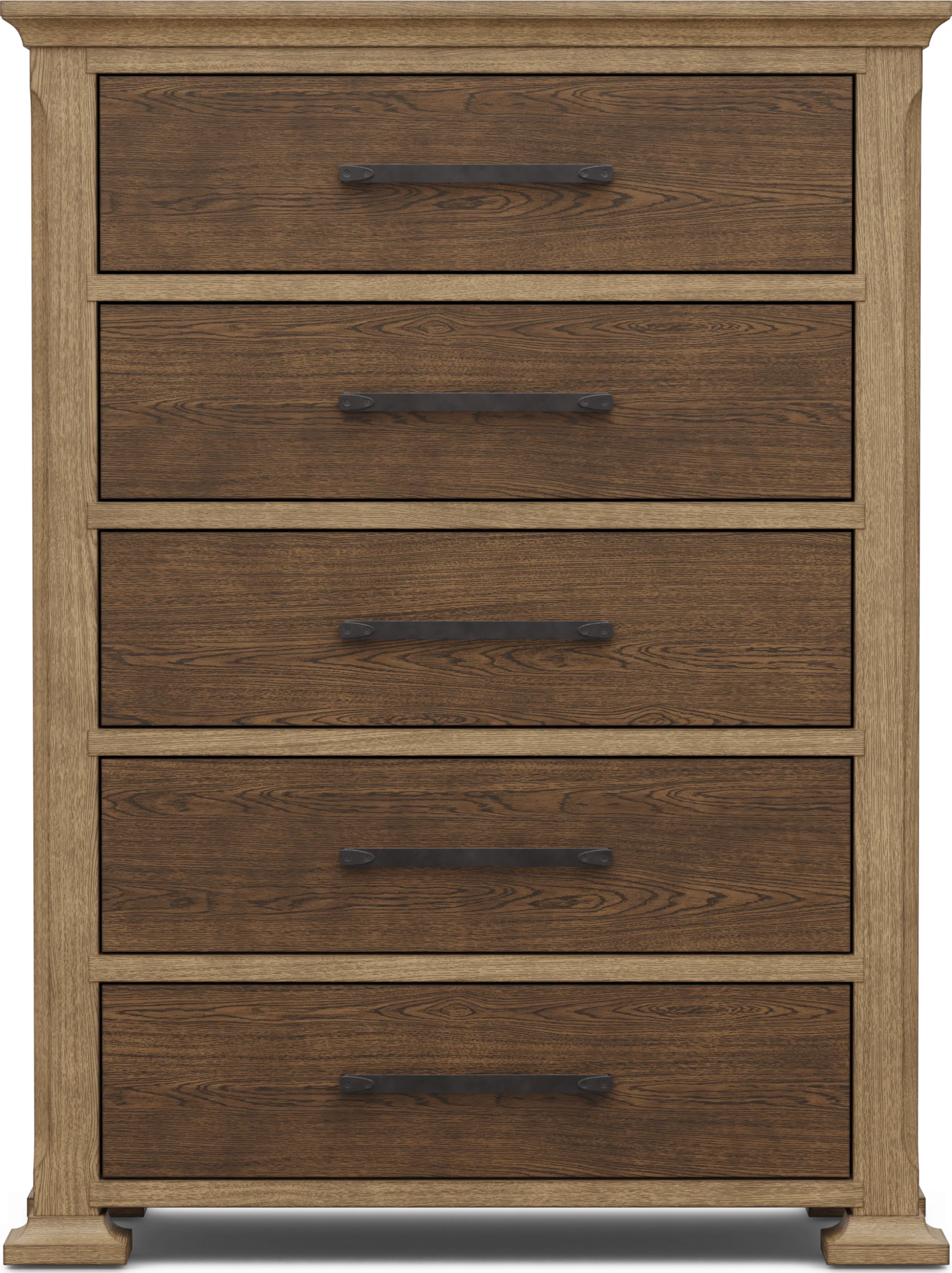 Telluride Brown 5 Pc King Panel Bedroom with Upholstered Bench - Image 12