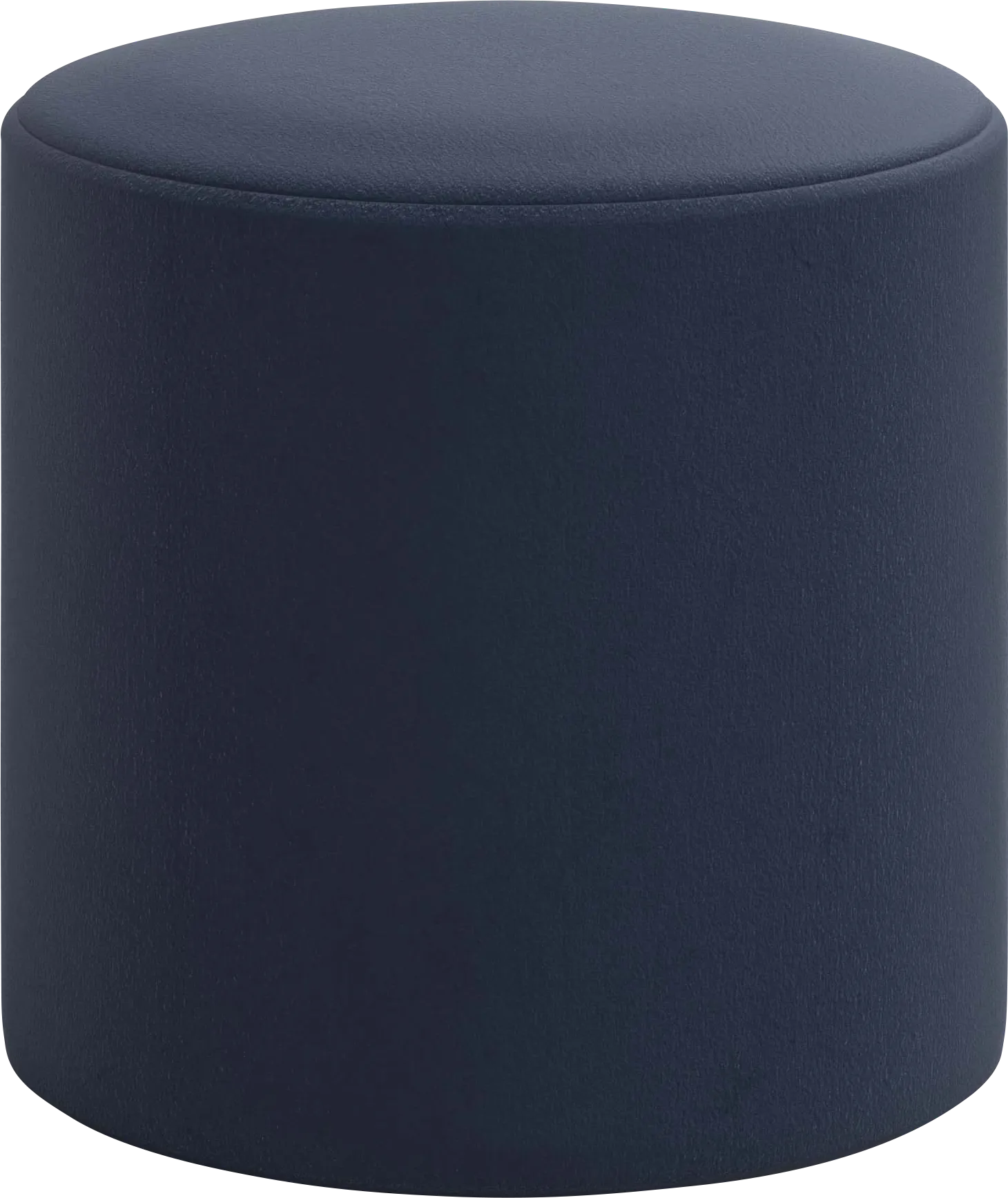 Moyle Dark Blue Ottoman - Thumbnail - Image 1