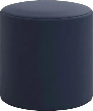 Moyle Dark Blue Ottoman