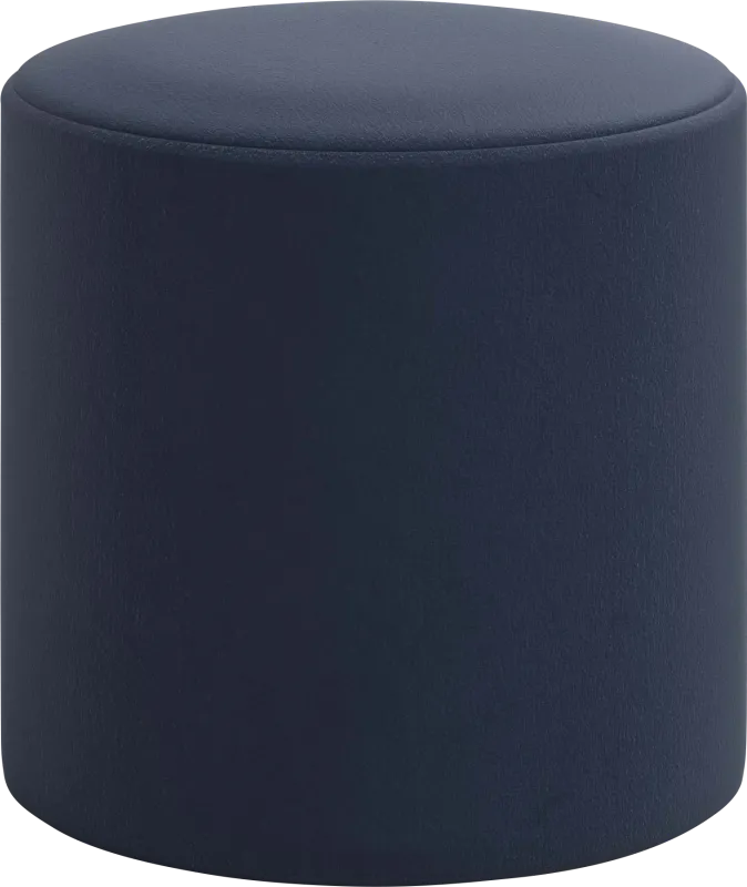 Moyle Dark Blue Ottoman