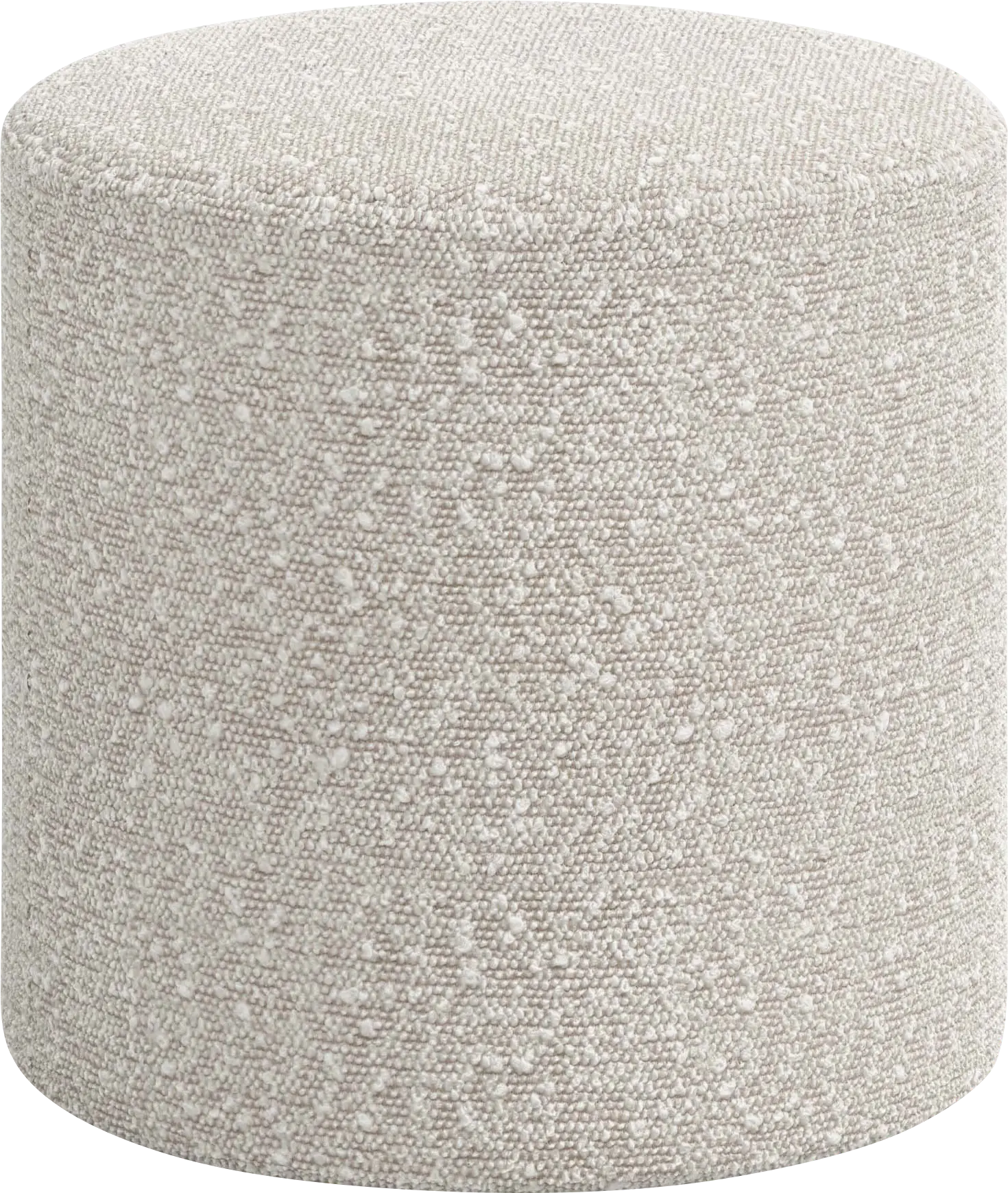 Moyle White Ottoman