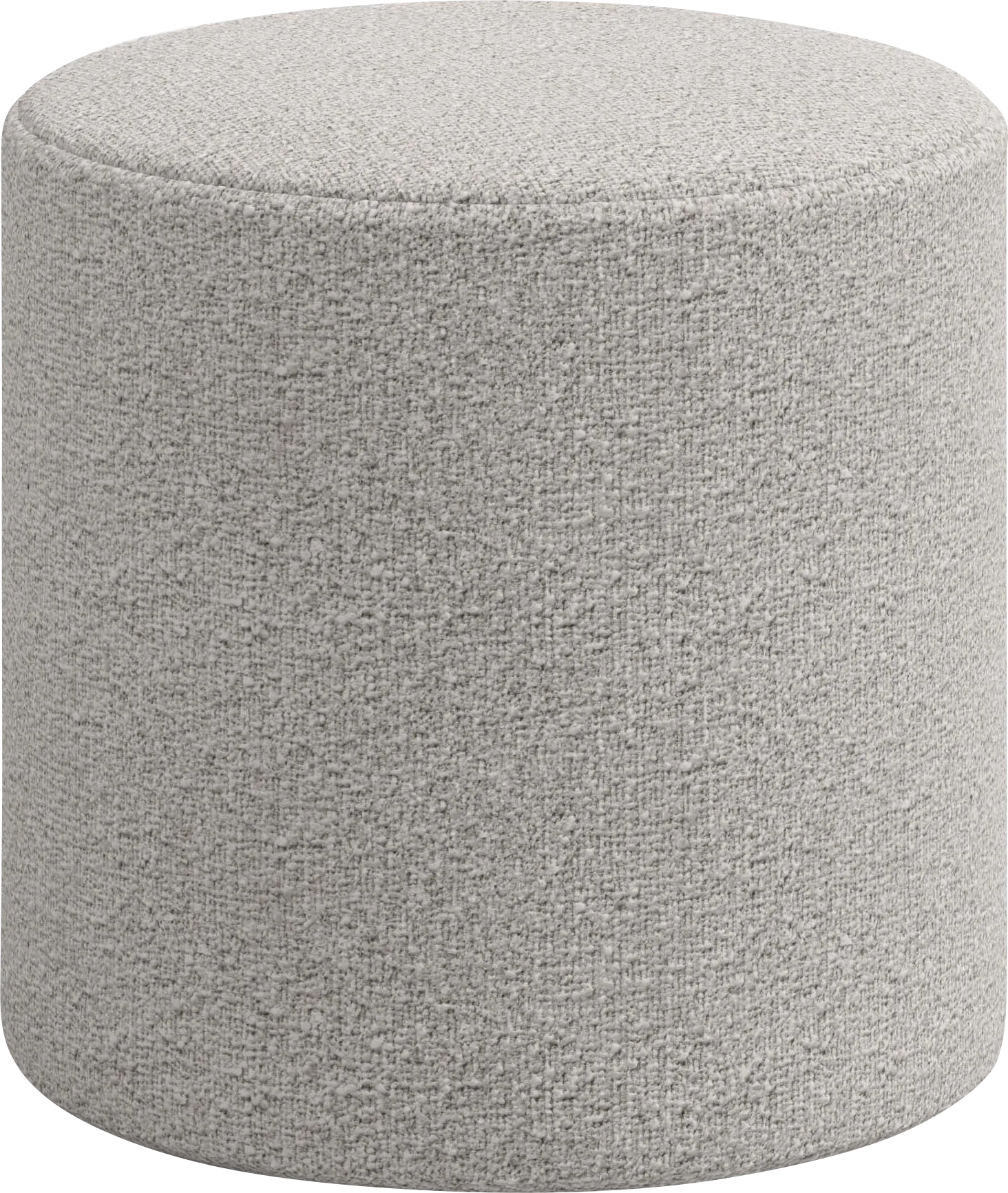 Moyle Gray Ottoman - Thumbnail - Image 1