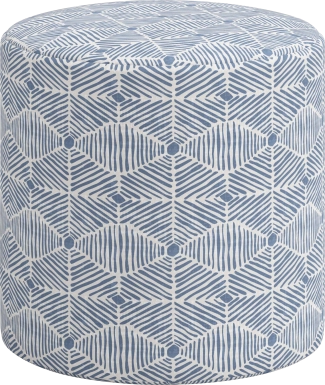 Moyle Blue Ottoman