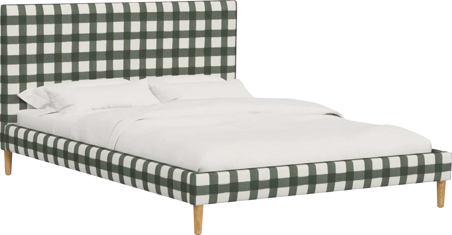 Cenwyn Green Twin Platform Bed