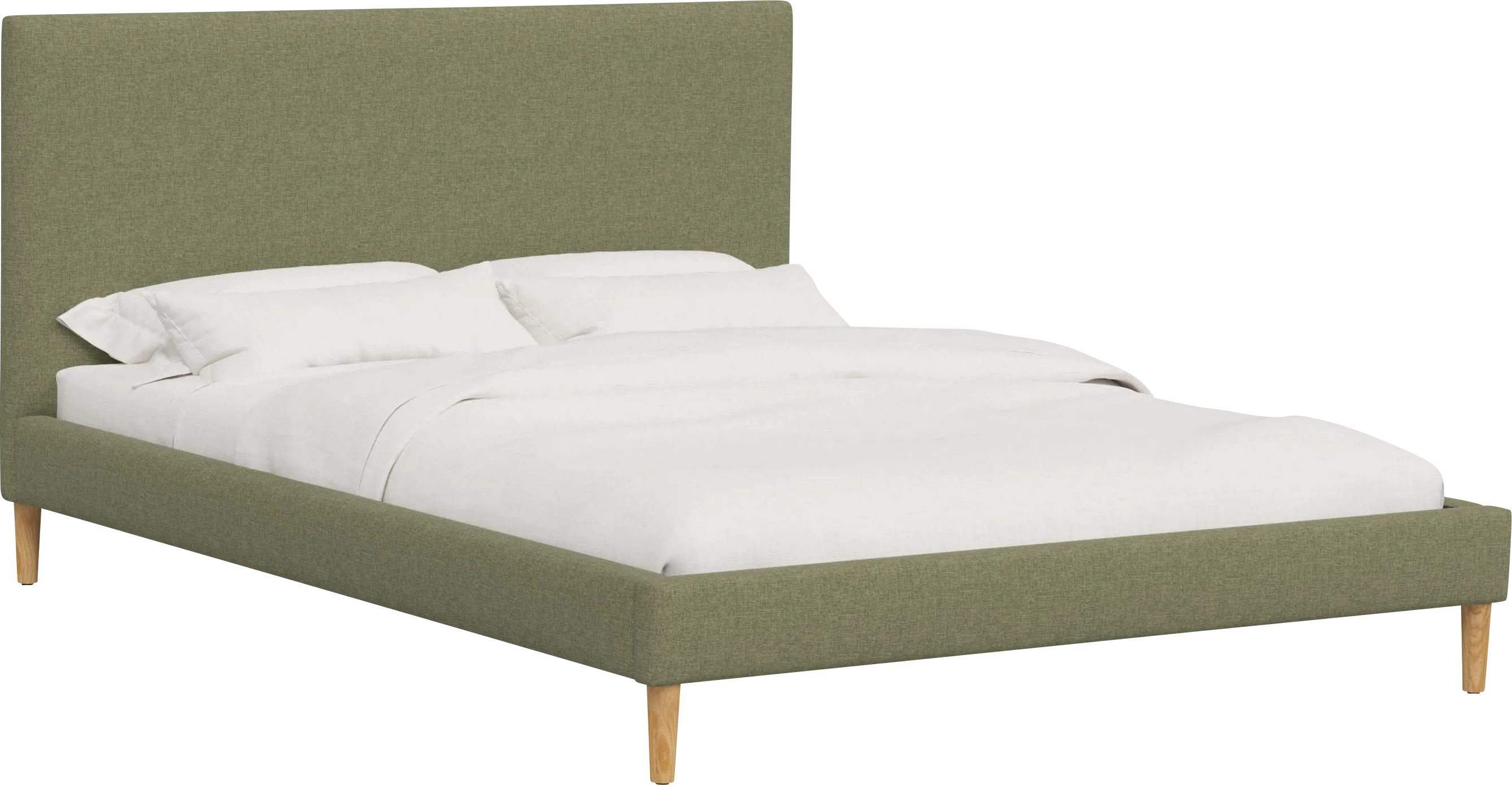 Cenwyn Dark Green Twin Platform Bed - Thumbnail - Image 1