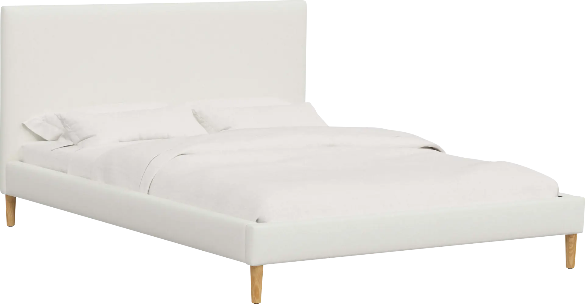 Cenwyn White Queen Platform Bed