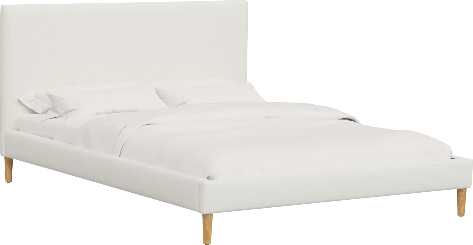 Cenwyn White King Platform Bed