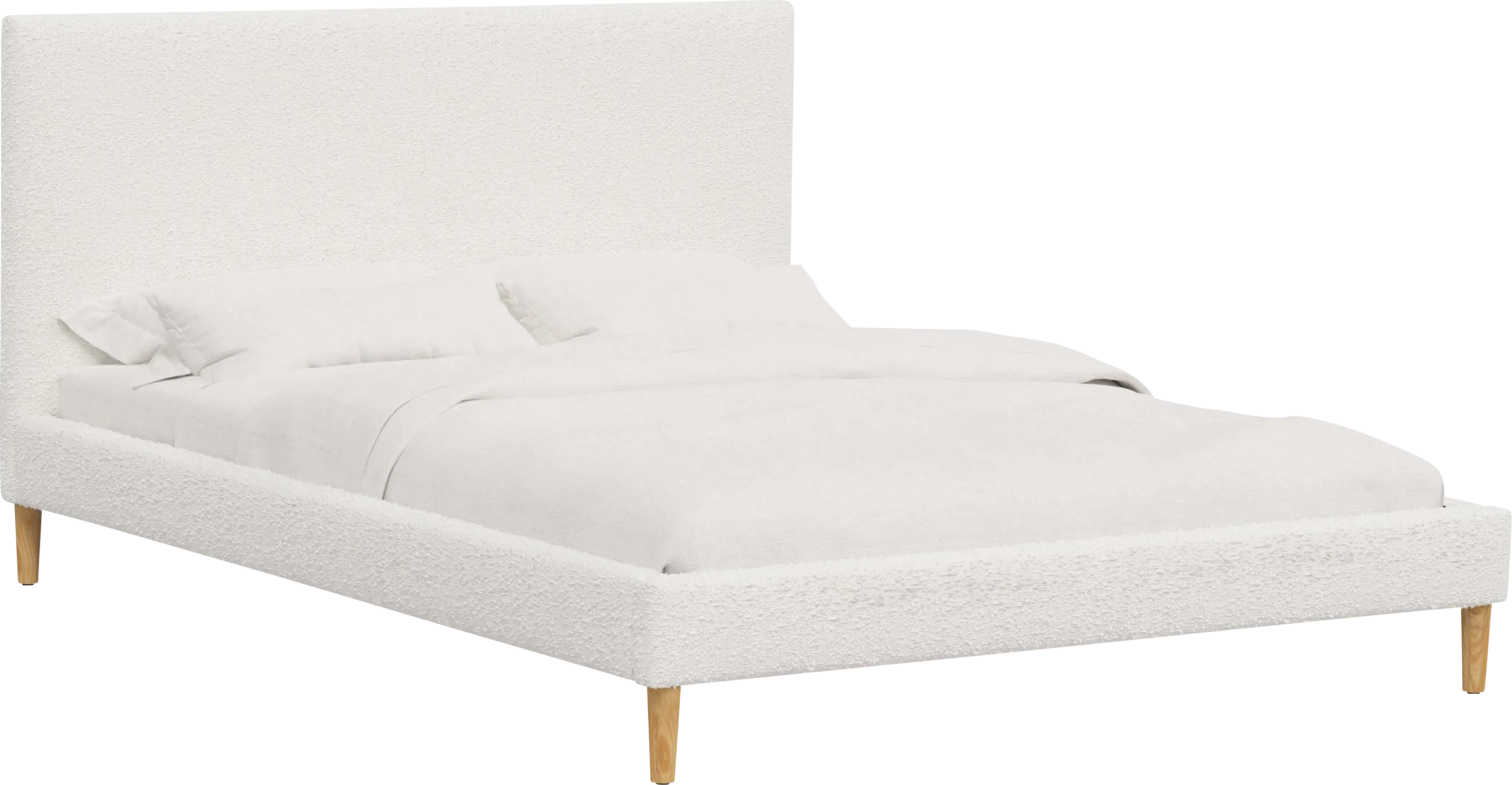 Cenwyn Off-White Queen Platform Bed