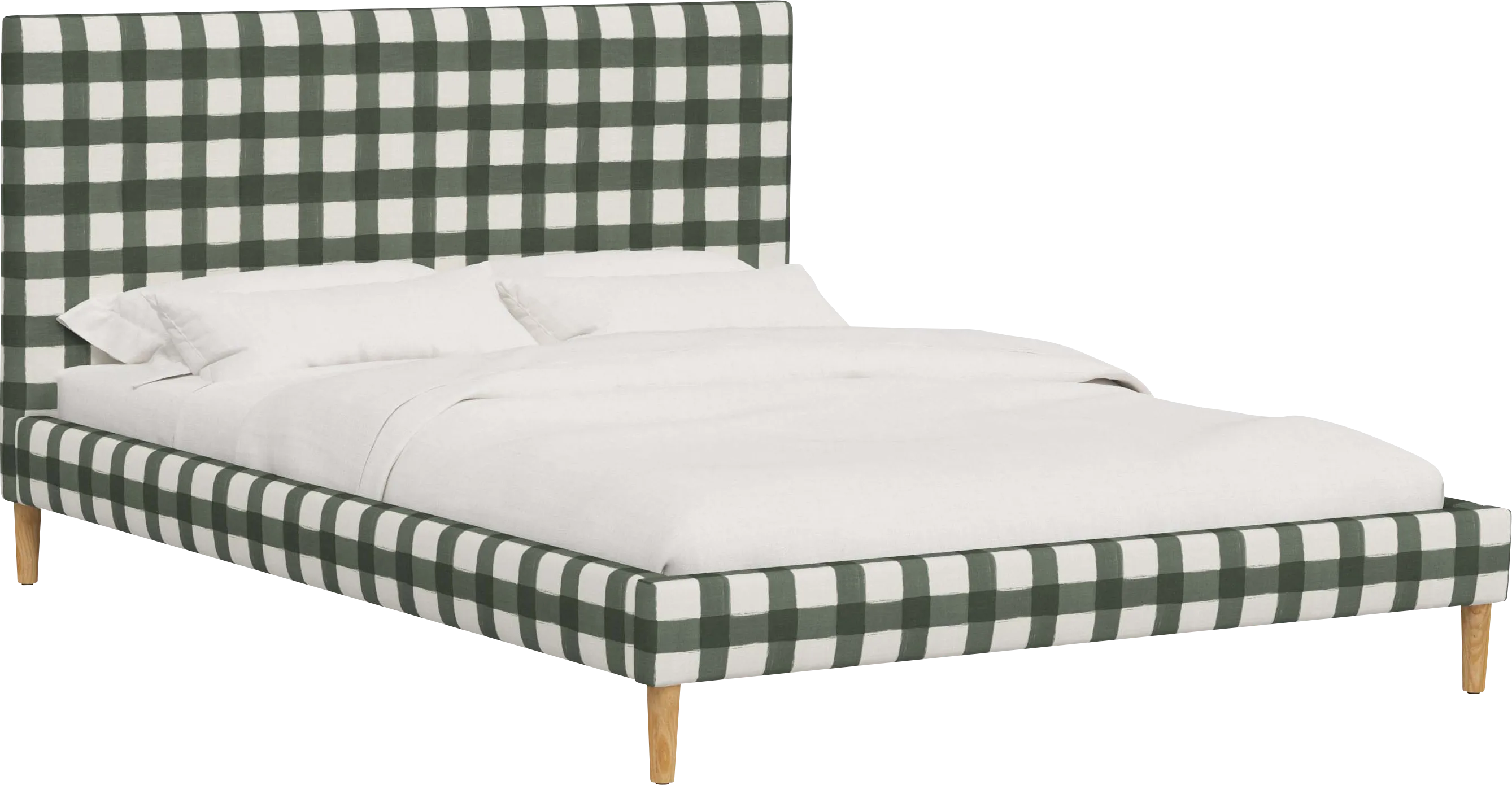 Cenwyn Green Cal King Platform Bed - Thumbnail - Image 1