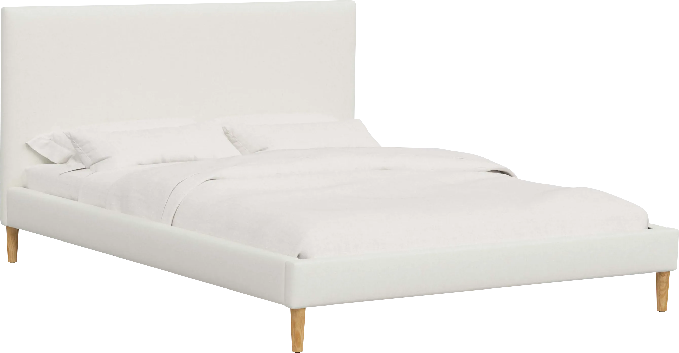 Cenwyn White Full Platform Bed