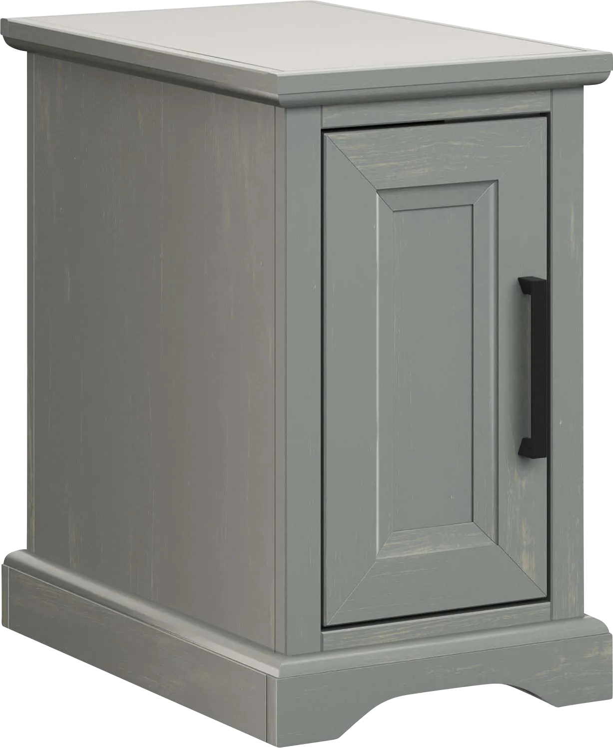 Weyna Gray Nightstand - Image 1