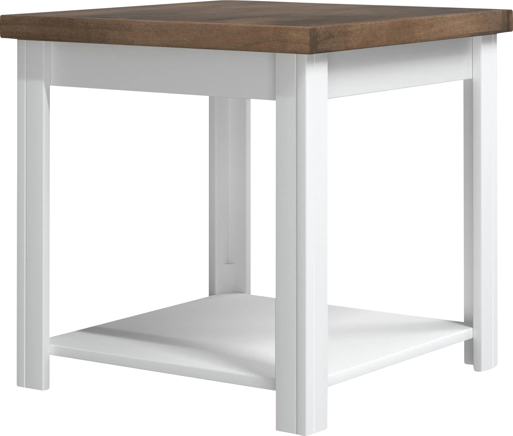 Trisano White End Table - Thumbnail - Image 1