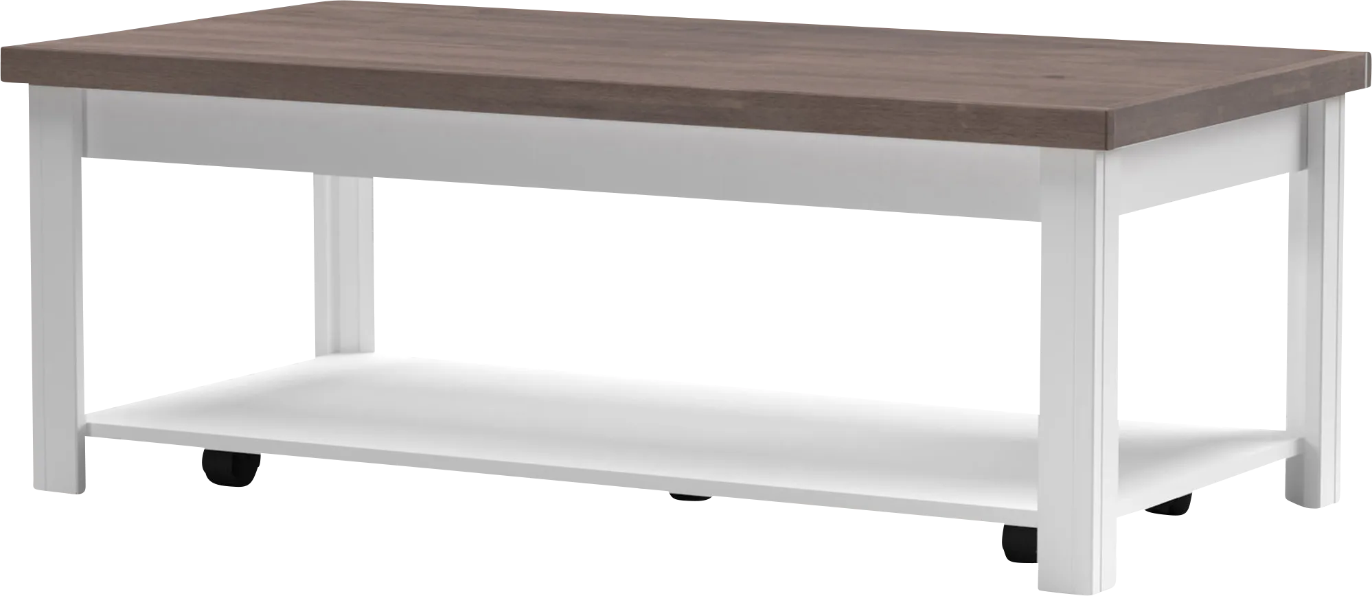 Trisano White Coffee Table - Thumbnail - Image 1