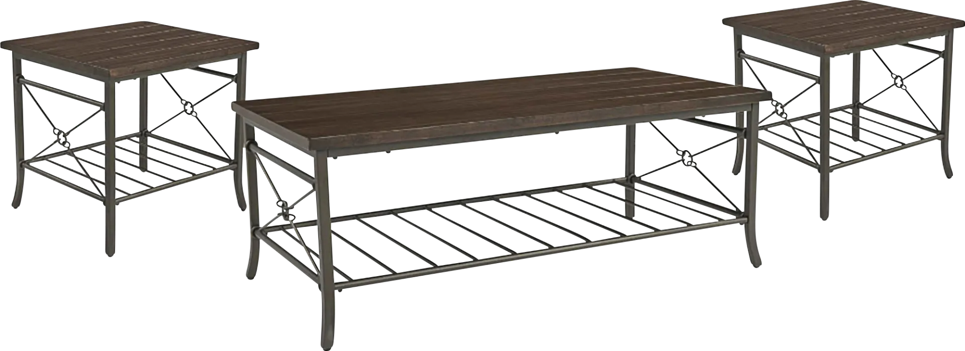 Juliasa Brown Occasional Table Set - Image 1