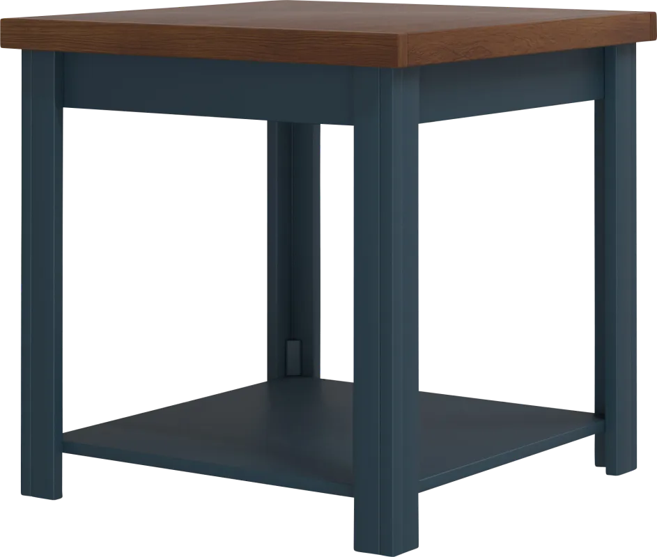 Trisano Blue End Table