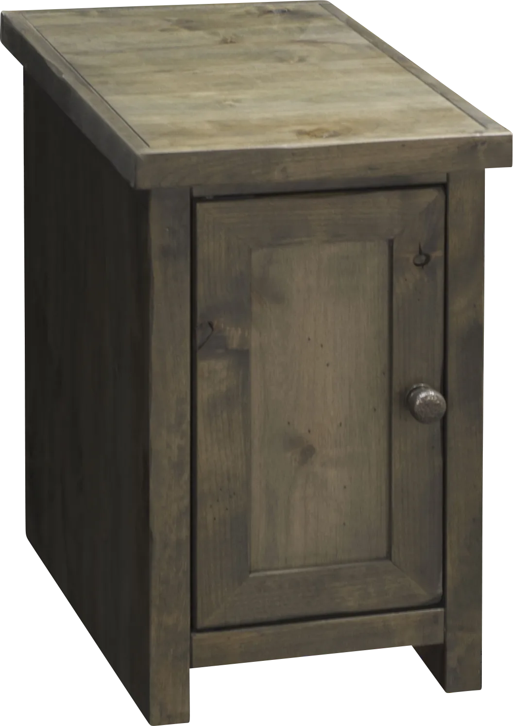 Maikle Brown Chairside Table - Image 1