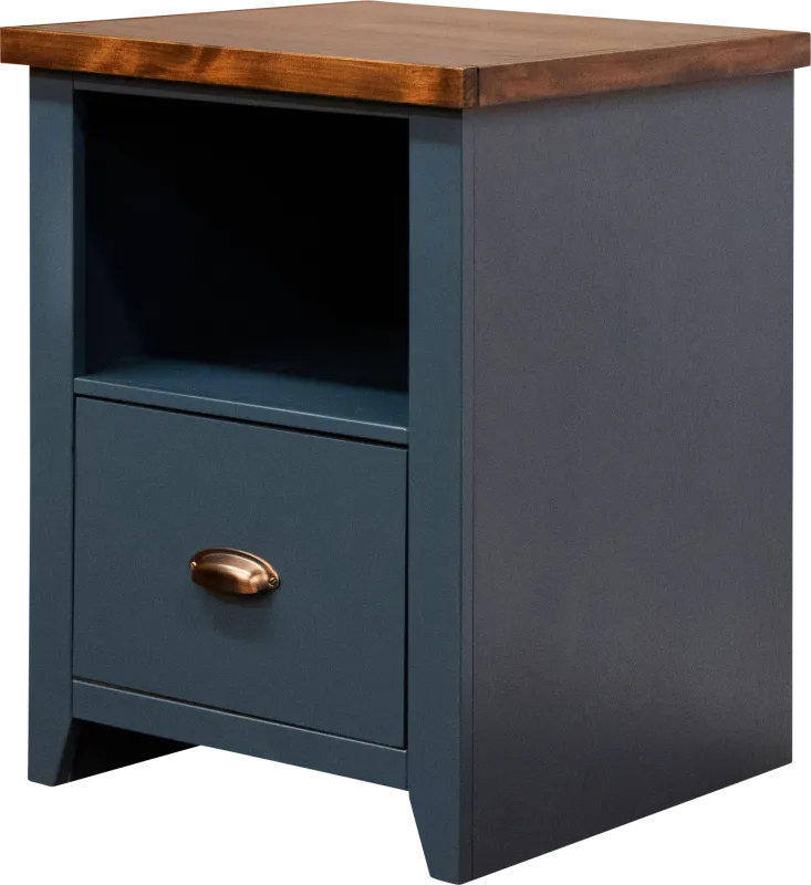 Soniya Blue End Table