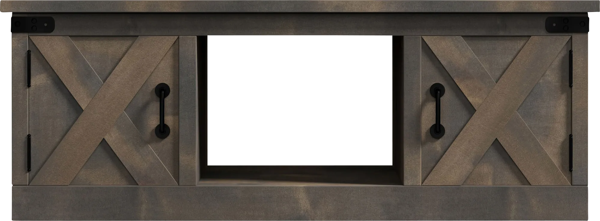 Wapegue Dark Brown Coffee Table - Thumbnail - Image 1