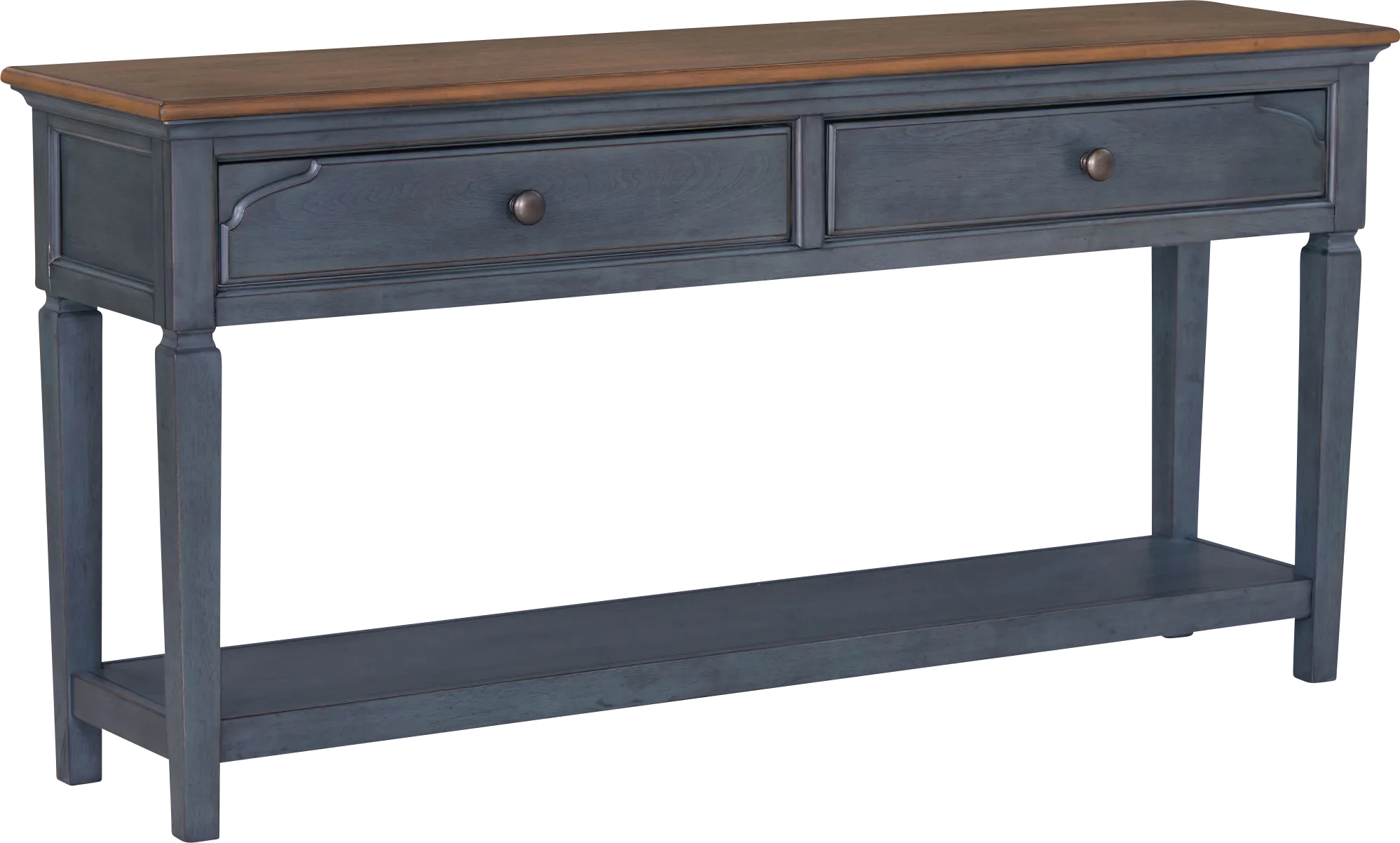 Amoyr Blue Sofa Table - Thumbnail - Image 1