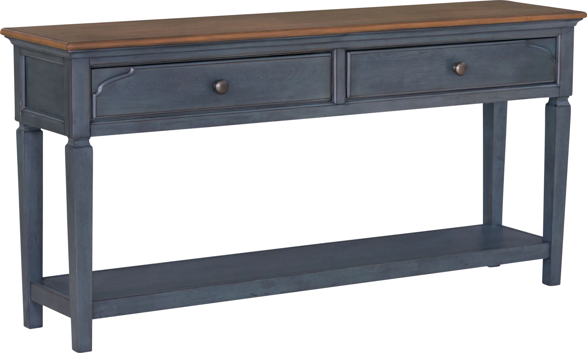 Amoyr Blue Sofa Table - Image 1