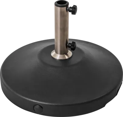 Cien Black 120 lb. Free Standing Umbrella Base With Wheel