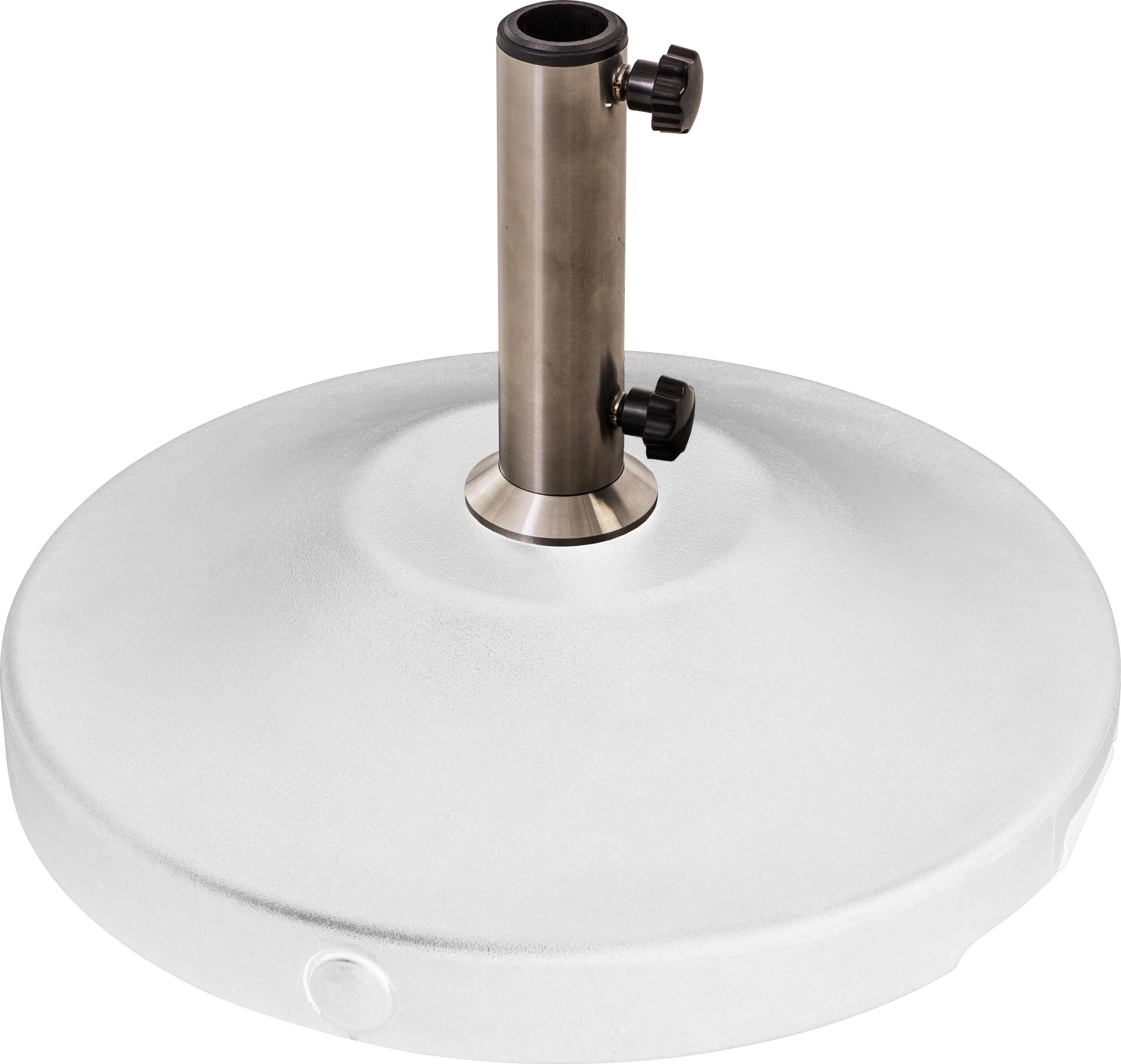 Cien White 120 lb. Free Standing Umbrella Base With Wheel - Thumbnail - Image 1