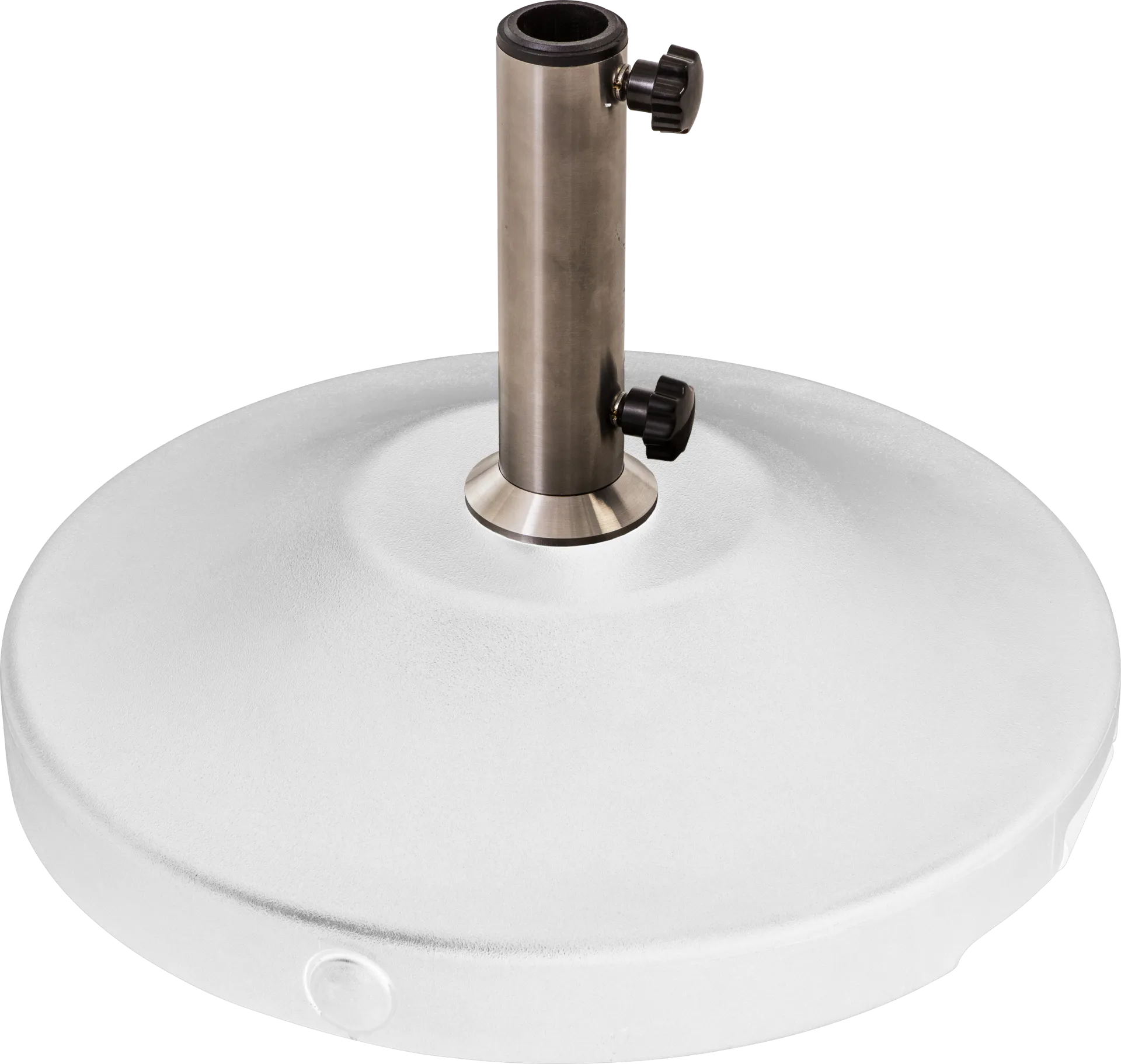 Cien White 120 lb. Free Standing Umbrella Base With Wheel - Image 1