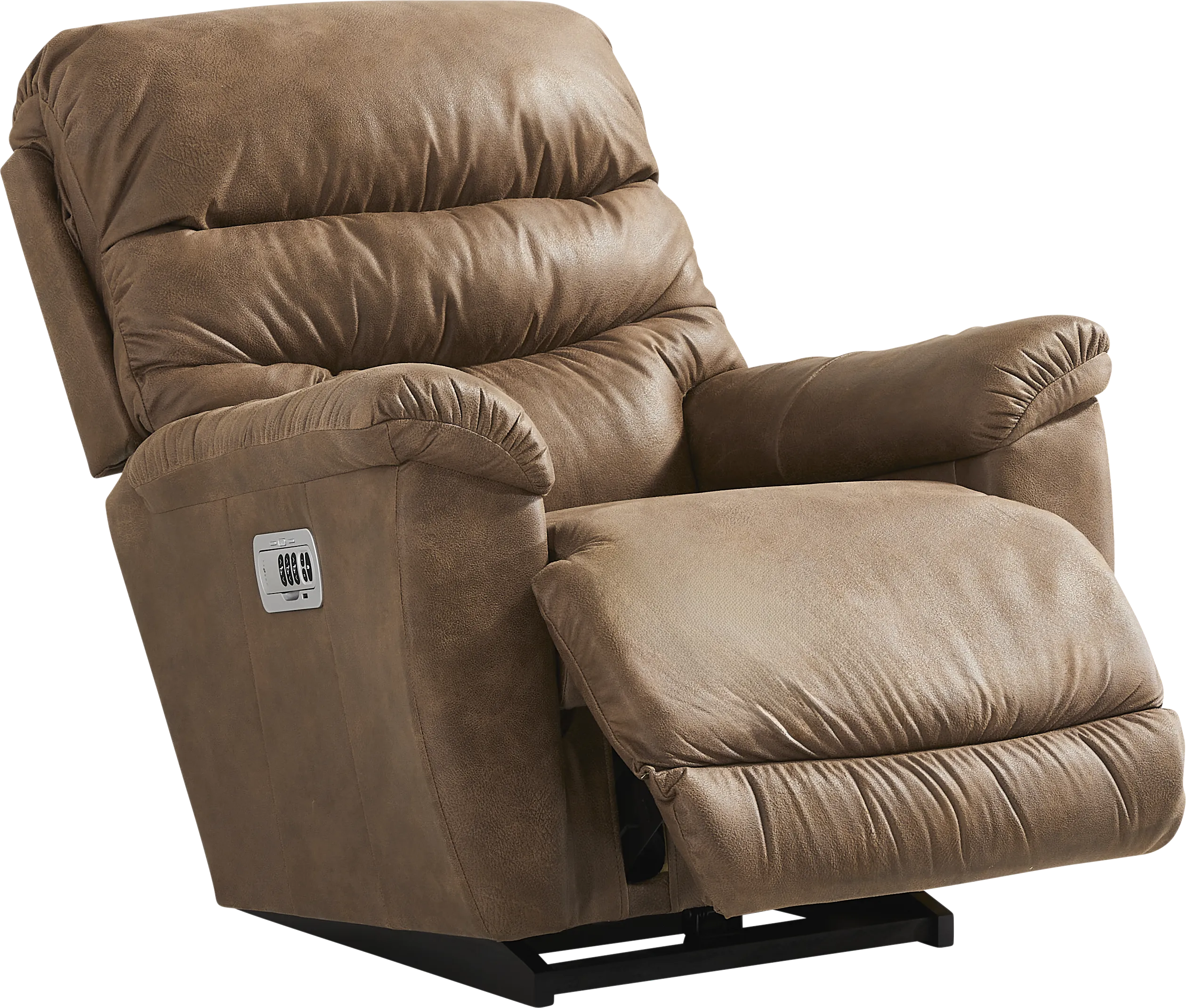 La-Z-Boy Joshua III Chestnut Dual Power Recliner - Thumbnail - Image 1