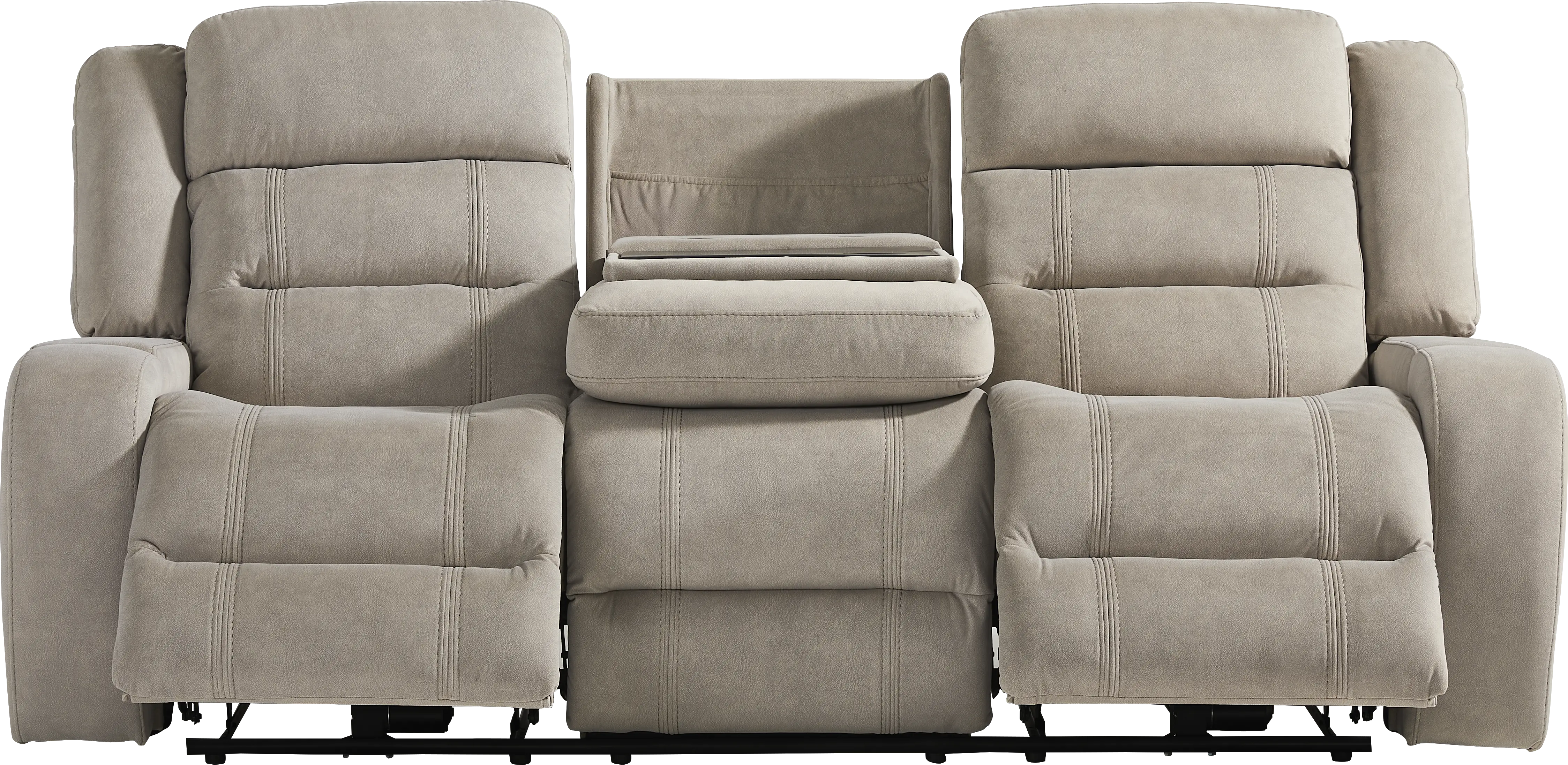 McKinley Beige 3 Pc Power Reclining Living Room - Thumbnail - Image 2