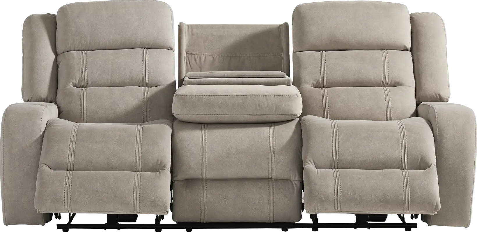 McKinley Beige Power Reclining Sofa