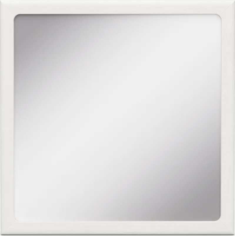 Kids Stardust Pearlized White Mirror