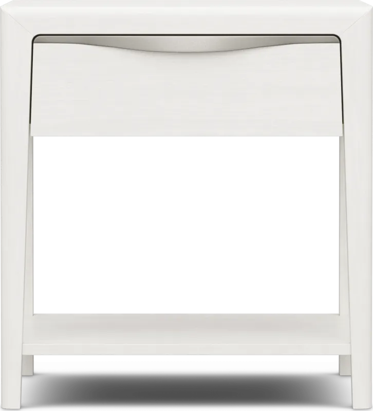 Kids Stardust Pearlized White Nightstand