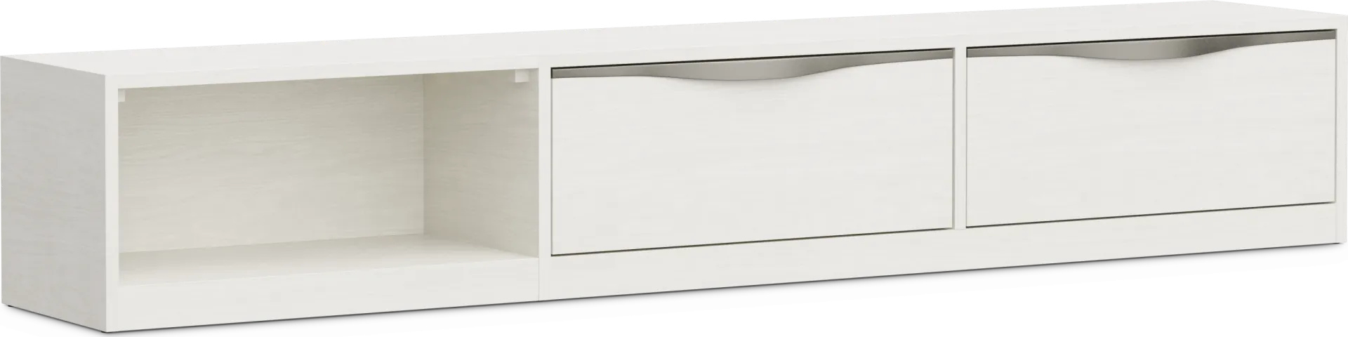 Kids Stardust Pearlized White Reversible Underbed Storage Unit