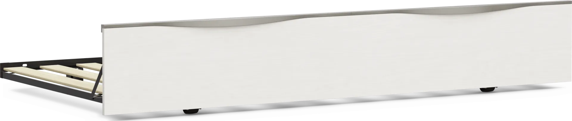 Kids Stardust Pearlized White Twin Trundle - Image 1