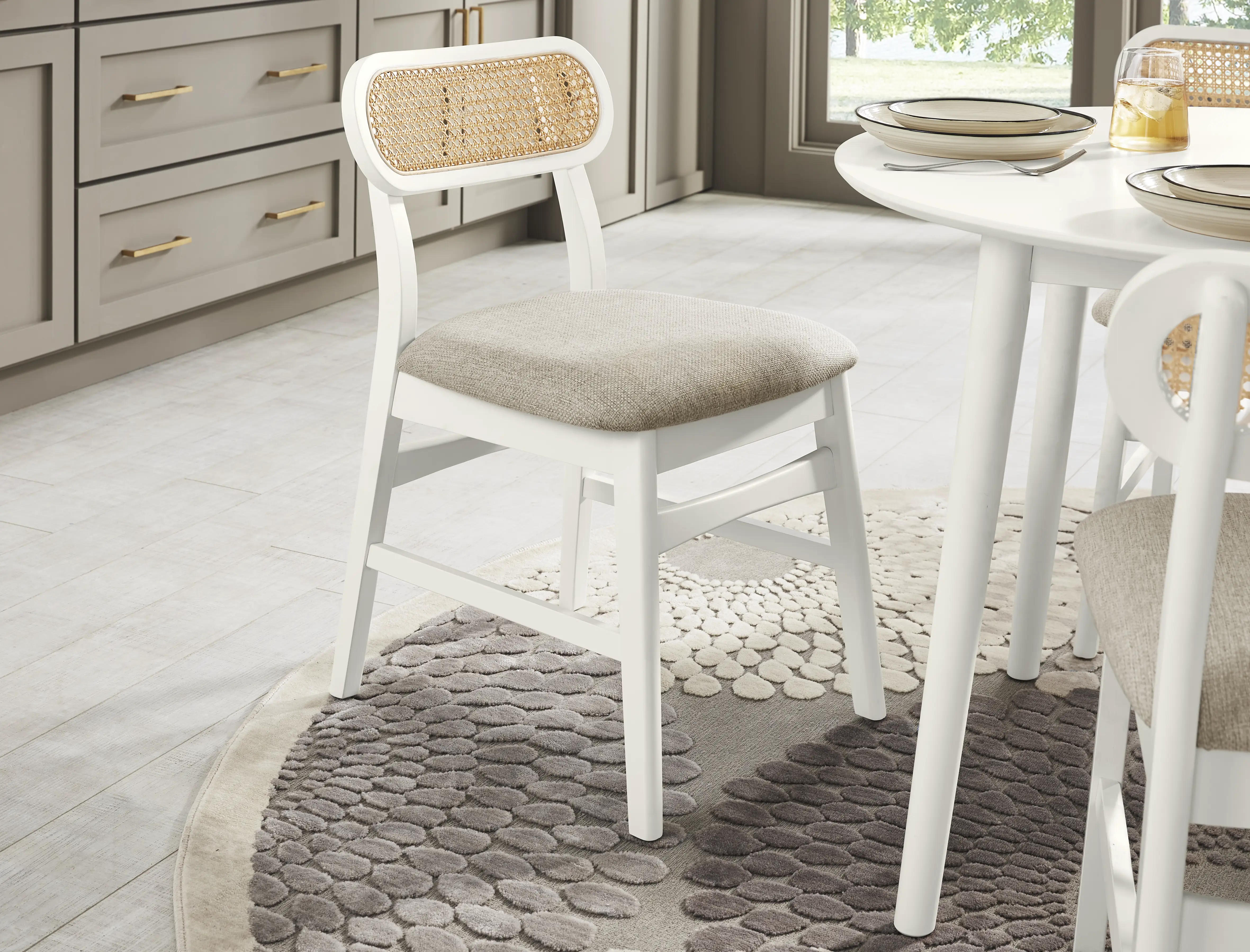 Watertown White Side Chair - Thumbnail - Image 3