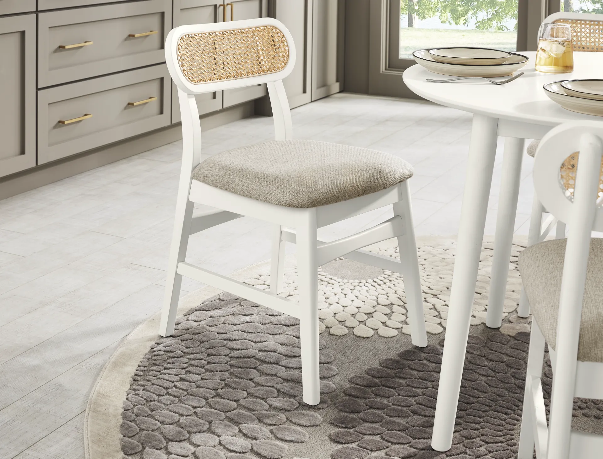 Watertown White Side Chair - Image 3