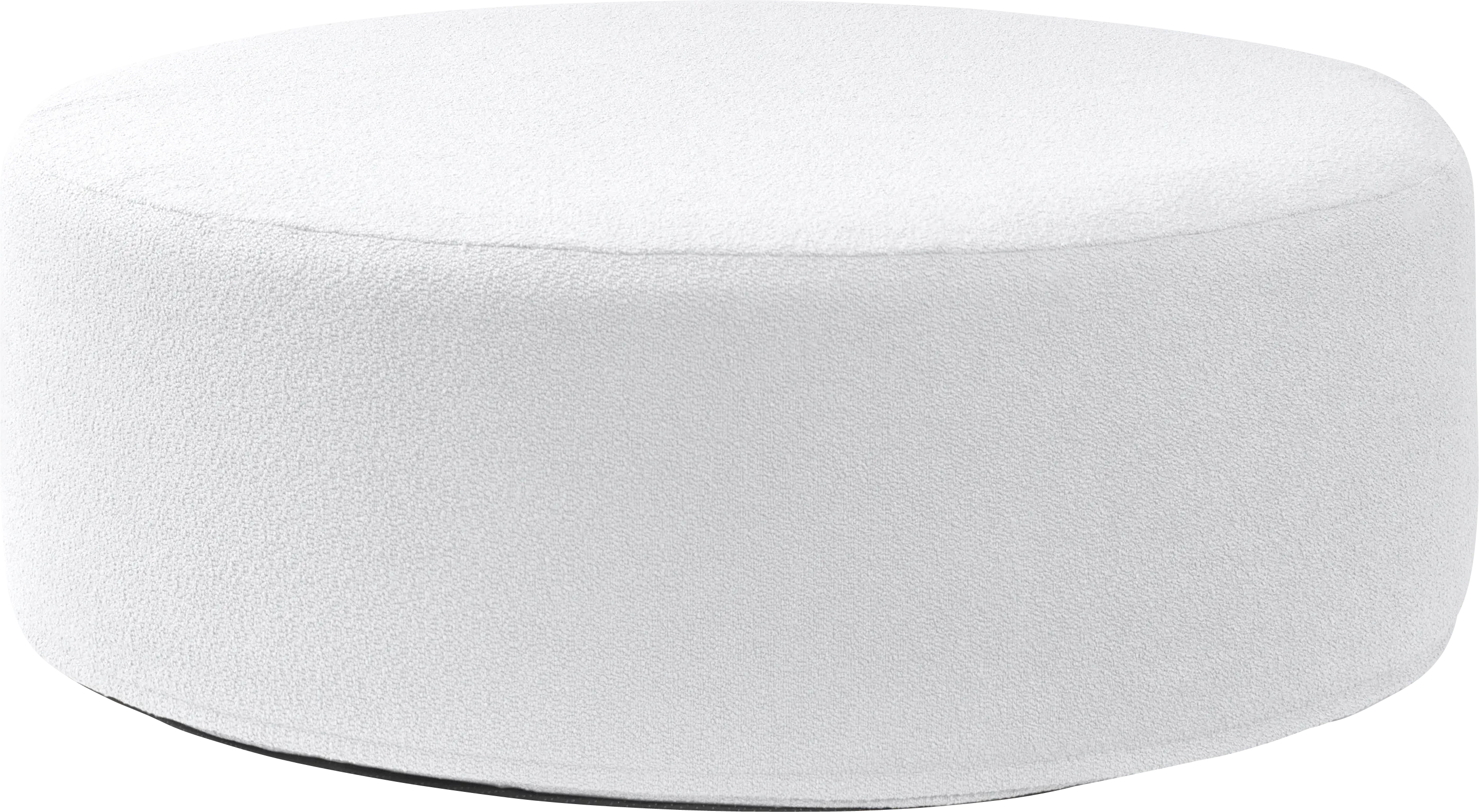 Bevina II White Large Ottoman