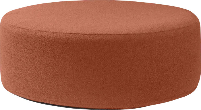 Bevina II Terracotta Large Ottoman