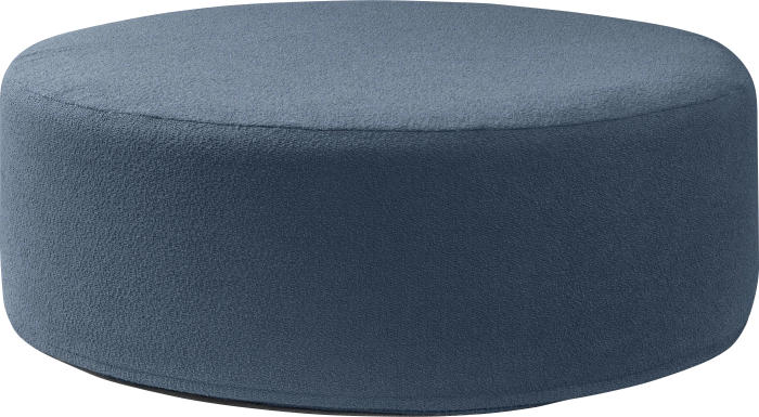 Bevina II Navy Large Ottoman