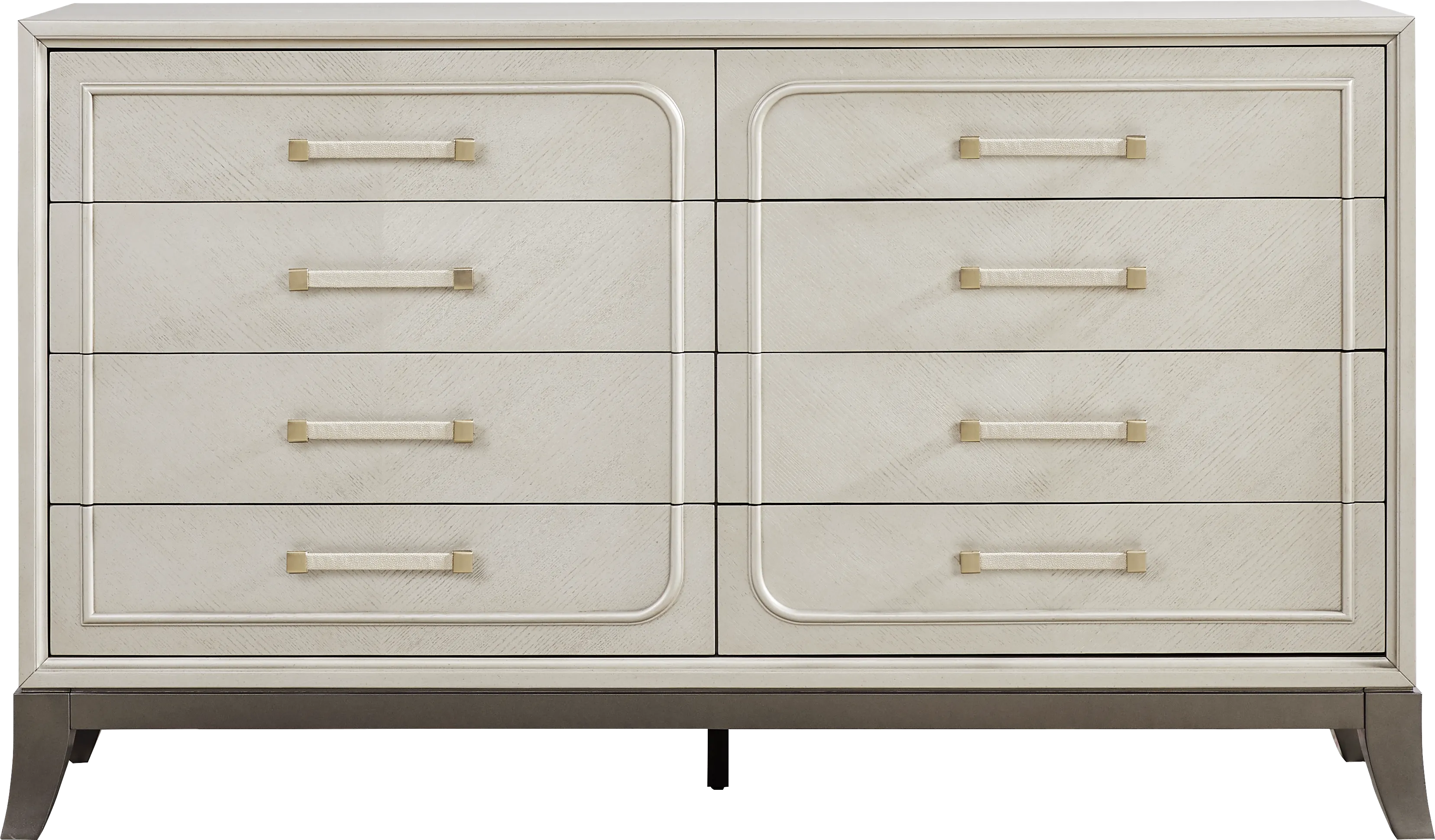 Colette Silver 5 Pc King Upholstered Bedroom - Thumbnail - Image 3