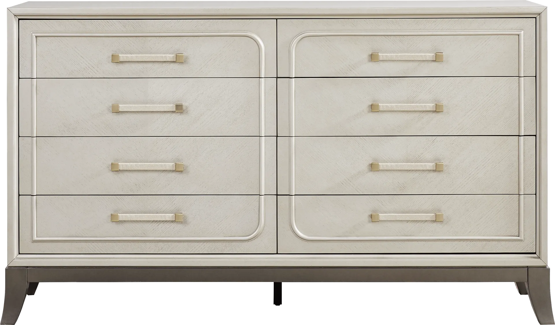 Colette Silver 5 Pc King Upholstered Bedroom - Image 3