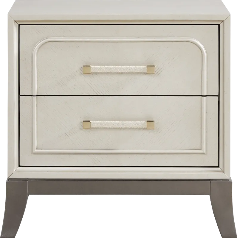 Colette Silver Nightstand