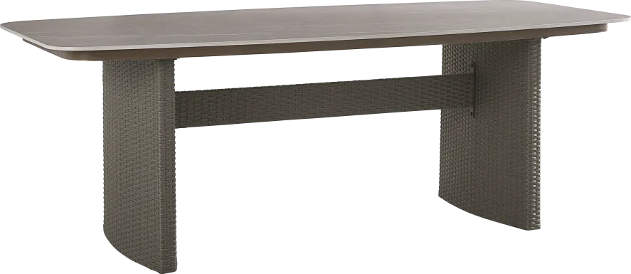 Point Reyes Brown Outdoor Dining Table